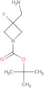 tert-butyl 3-(aminomethyl)-3-fluoroazetidine-1-carboxylate