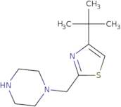 1-[(4-tert-Butyl-1,3-thiazol-2-yl)methyl]piperazine
