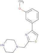 1-{[4-(3-Methoxyphenyl)-1,3-thiazol-2-yl]methyl}piperazine