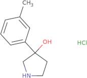 3-(3-Methylphenyl)pyrrolidin-3-ol