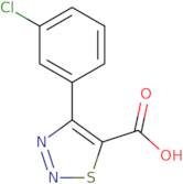 4-(3-Chlorophenyl)-1,2,3-thiadiazole-5-carboxylic acid