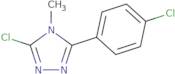 3-Chloro-5-(4-chlorophenyl)-4-methyl-4H-1,2,4-triazole