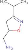 (3-Isopropyl-4,5-dihydroisoxazol-5-yl)methanamine