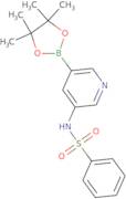 N-(5-(4,4,5,5-Tetramethyl-1,3,2-dioxaborolan-2-yl)pyridin-3-yl)benzenesulfonamide