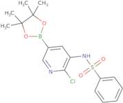 2-Chloro-3-phenylsulfonamidopyridine-5-boronic acid pinacol ester