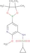 N-(2-Methoxy-5-(4,4,5,5-tetramethyl-1,3,2-dioxaborolan-2-yl)pyridin-3-yl)cyclopropanesulfonamide