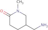 5-(Aminomethyl)-1-methylpiperidin-2-one