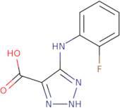 5-(2-Fluoro-phenylamino)-1H-[1,2,3]triazole-4-carboxylic acid