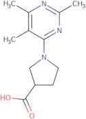 1-(2,5,6-Trimethylpyrimidin-4-yl)pyrrolidine-3-carboxylic acid