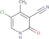 5-Chloro-4-methyl-2-oxo-1,2-dihydropyridine-3-carbonitrile