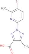 2-(5-Bromo-6-methylpyridin-2-yl)-5-methyl-2H-1,2,3-triazole-4-carboxylic acid