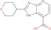 2-(Oxan-4-yl)-3H-imidazo[4,5-b]pyridine-7-carboxylic acid