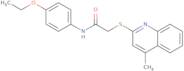 N-(4-Ethoxyphenyl)-2-((4-methylquinolin-2-yl)thio)acetamide