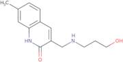 3-[(3-Hydroxy-propylamino)-methyl]-7-methyl-1H-quinolin-2-one