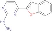 4-(1-Benzofuran-2-yl)-2-hydrazinopyrimidine