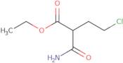 Ethyl 2-carbamoyl-4-chlorobutanoate