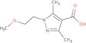 1-(2-Methoxyethyl)-3,5-dimethyl-1H-pyrazole-4-carboxylic acid