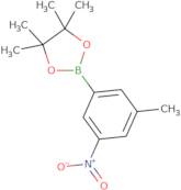 4,4,5,5-Tetramethyl-2-(3-methyl-5-nitrophenyl)-1,3,2-dioxaborolane