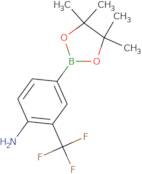 4-(4,4,5,5-Tetramethyl-1,3,2-dioxaborolan-2-yl)-2-(trifluoromethyl)aniline