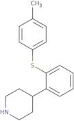 4-{2-[(4-Methylphenyl)sulfanyl]phenyl}piperidine