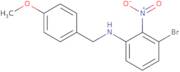 3-Bromo-N-(4-methoxybenzyl)-2-nitroaniline