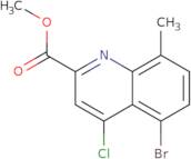 Methyl 5-bromo-4-chloro-8-methylquinoline-2-carboxylate