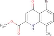 Methyl 5-bromo-8-methyl-4-oxo-1,4-dihydroquinoline-2-carboxylate