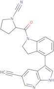 (2S)-2-[[4-(5-Ethynyl-1H-pyrrolo[2,3-b]pyridin-3-yl)-2,3-dihydro-1H-indol-1-yl]carbonyl]-1-pyrroli…