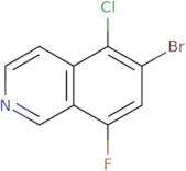 6-Bromo-5-chloro-8-fluoroisoquinoline