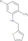 5-Bromo-2-methyl-N-(thiophen-2-ylmethyl)aniline