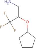 [(3-Amino-1,1,1-trifluoropropan-2-yl)oxy]cyclopentane