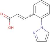 (2E)-3-[2-(1H-Pyrazol-1-yl)phenyl]prop-2-enoic acid