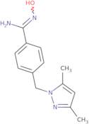 4-[(3,5-Dimethyl-1H-pyrazol-1-yl)methyl]-N'-hydroxybenzene-1-carboximidamide