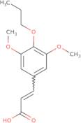 (2E)-3-(3,5-Dimethoxy-4-propoxyphenyl)prop-2-enoic acid