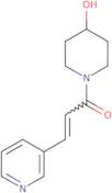 (2E)-1-(4-Hydroxypiperidin-1-yl)-3-(pyridin-3-yl)prop-2-en-1-one