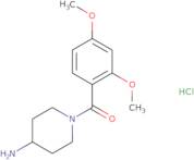 1-(2,4-Dimethoxybenzoyl)piperidin-4-amine hydrochloride