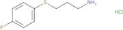 1-[(3-Aminopropyl)sulfanyl]-4-fluorobenzene hydrochloride