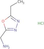 (5-Ethyl-1,3,4-oxadiazol-2-yl)methanamine hydrochloride