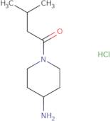 1-(4-Aminopiperidin-1-yl)-3-methylbutan-1-one hydrochloride