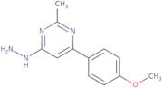 4-Hydrazinyl-6-(4-methoxyphenyl)-2-methylpyrimidine