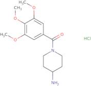 (4-Aminopiperidin-1-yl)(3,4,5-trimethoxyphenyl)methanone hydrochloride