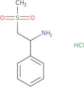 2-Methanesulfonyl-1-phenylethan-1-amine hydrochloride