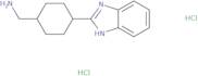 {[4-(1H-Benzimidazol-2-yl)cyclohexyl]methyl}amine dihydrochloride