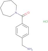 [4-(Azepane-1-carbonyl)phenyl]methanamine hydrochloride