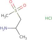 1-Methanesulfonylpropan-2-amine hydrochloride