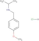 [(4-Methoxyphenyl)methyl](propan-2-yl)amine hydrochloride