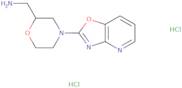 (4-[1,3]Oxazolo[4,5-b]pyridin-2-ylmorpholin-2-yl)-methylamine dihydrochloride