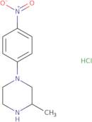 3-Methyl-1-(4-nitrophenyl)piperazine hydrochloride