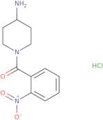 (4-Aminopiperidin-1-yl)(2-nitrophenyl)methanone hydrochloride