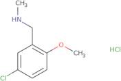 [(5-Chloro-2-methoxyphenyl)methyl](methyl)amine hydrochloride